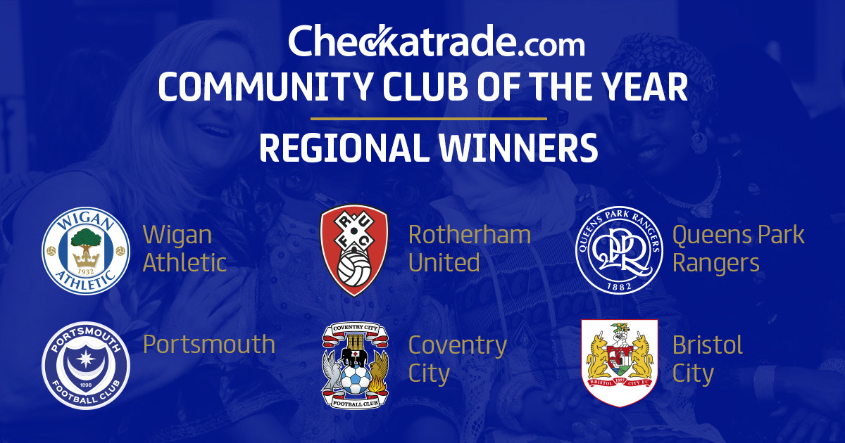 Six Winners of Checkatrade Community Club of the Year Revealed - EFL Trust